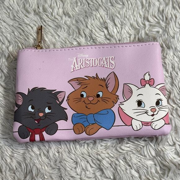 Disney Aristocats Pink Pouch - Picture 1 of 7